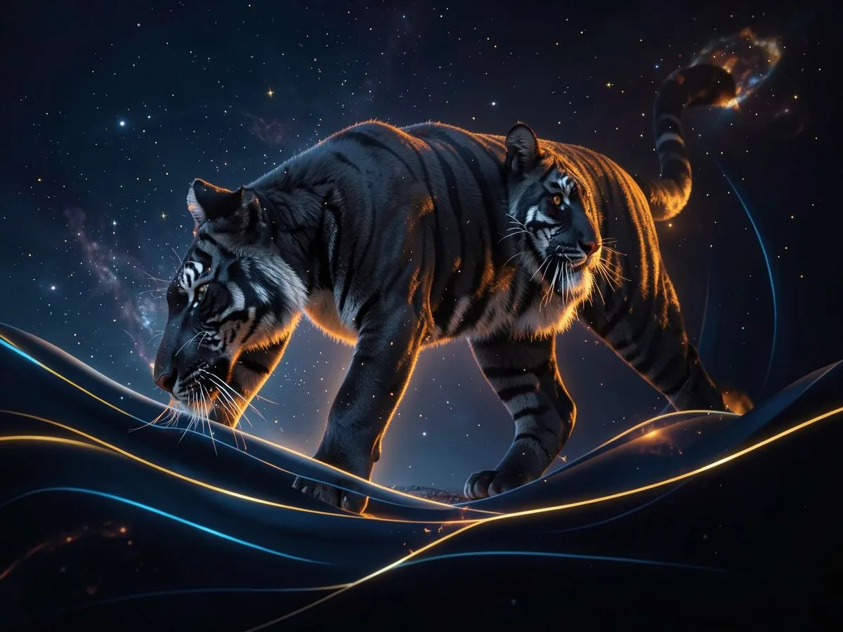 Black Water Tiger illustration